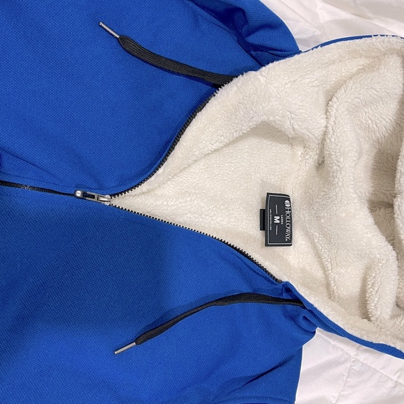 Women’s Holloway size medium, blue, hooded, sweat jacket New without tags - Picture 4 of 6